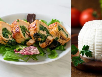 Dinde Roulée aux Épinards et à la Ricotta